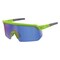 Ergodyne AEGIR-MI, Safety Glasses, Blue Mirror Lens, Lime Frame, Half-Frame AEGIR-MI - alternate 5